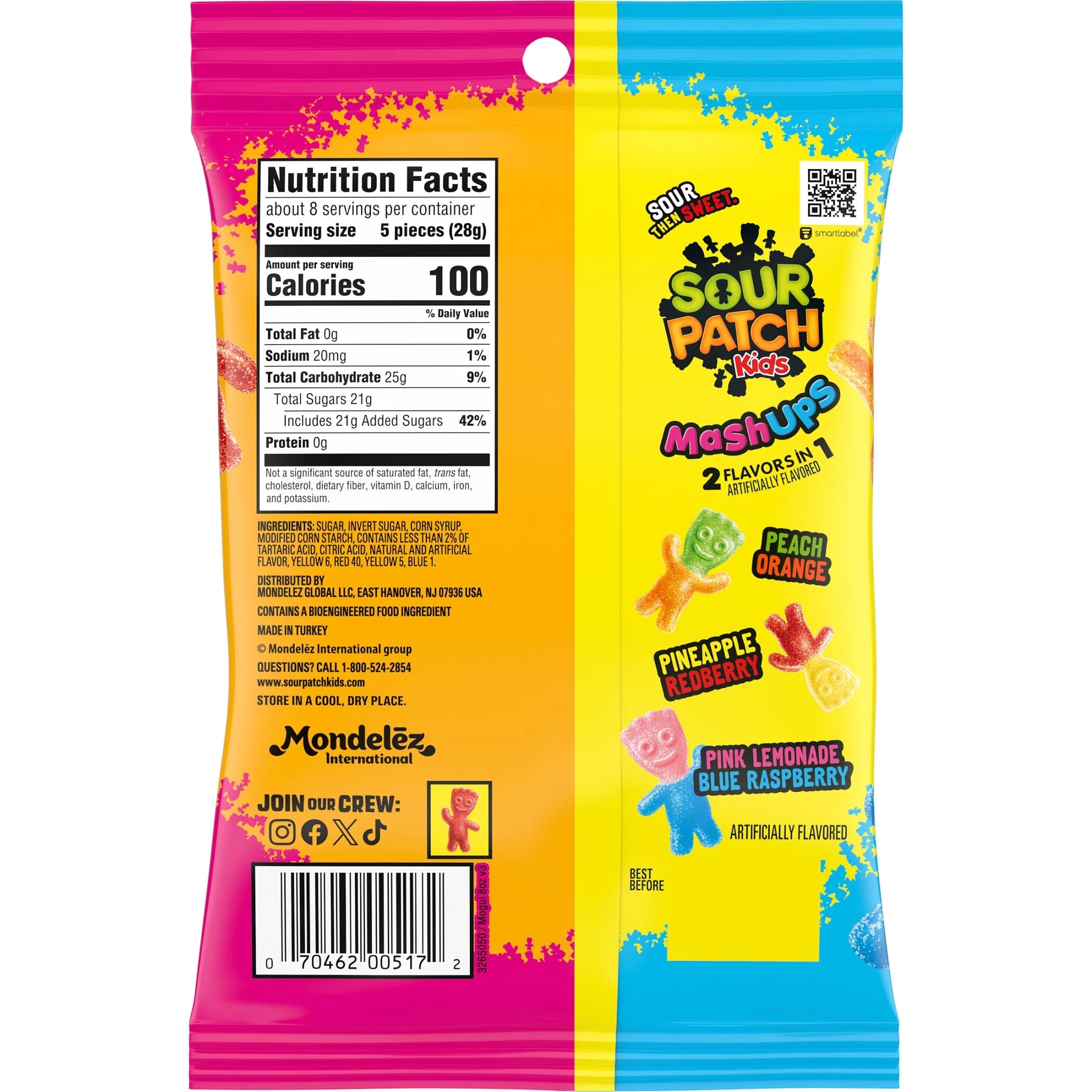 Mashups 2 Flavors in 1 Soft & Chewy Candy, 8 Oz