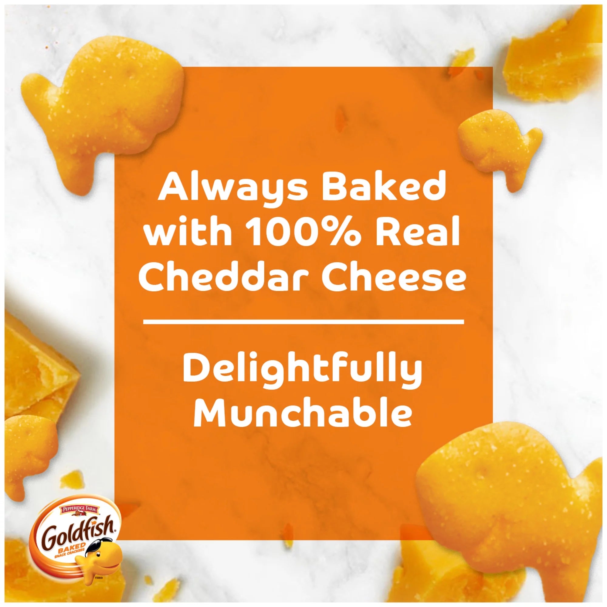 Cheddar Cheese Crackers, Baked Snack Crackers, 1 Oz On-The-Go Snack Packs, 20 Count Box
