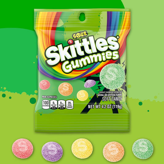 Gummies Sour Gummy Candy - 4.2 Oz Bag