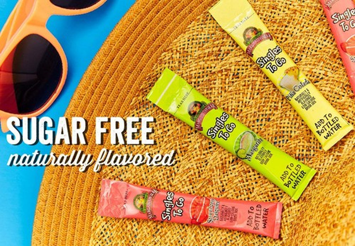 Margaritaville Singles to Go Drink Mix Pack of 4 Sugar Free Margarita Flavor