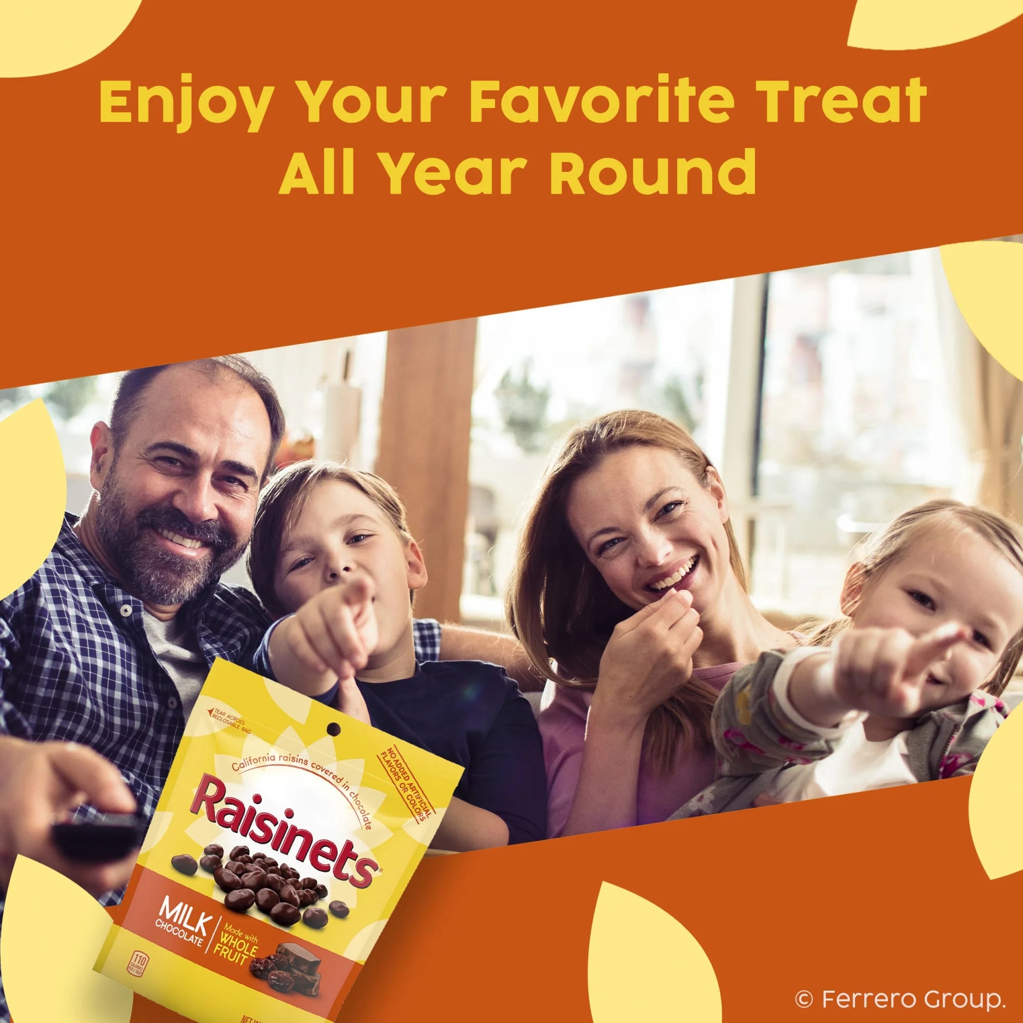 Milk Chocolate Covered Raisins 8.0 Oz