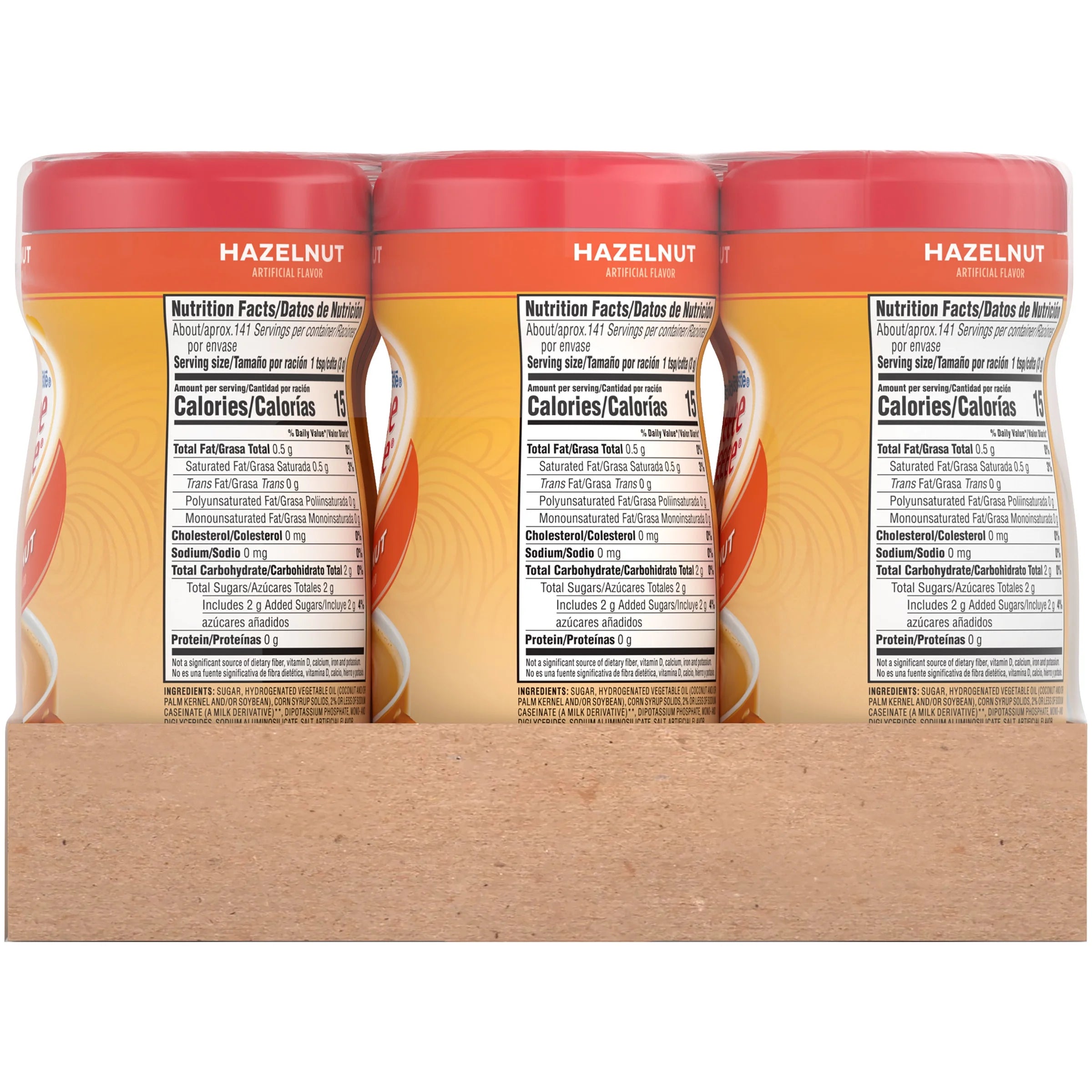 NESTLE  Coffee Creamer Hazelnut Powder Creamer 15 Oz. Canister