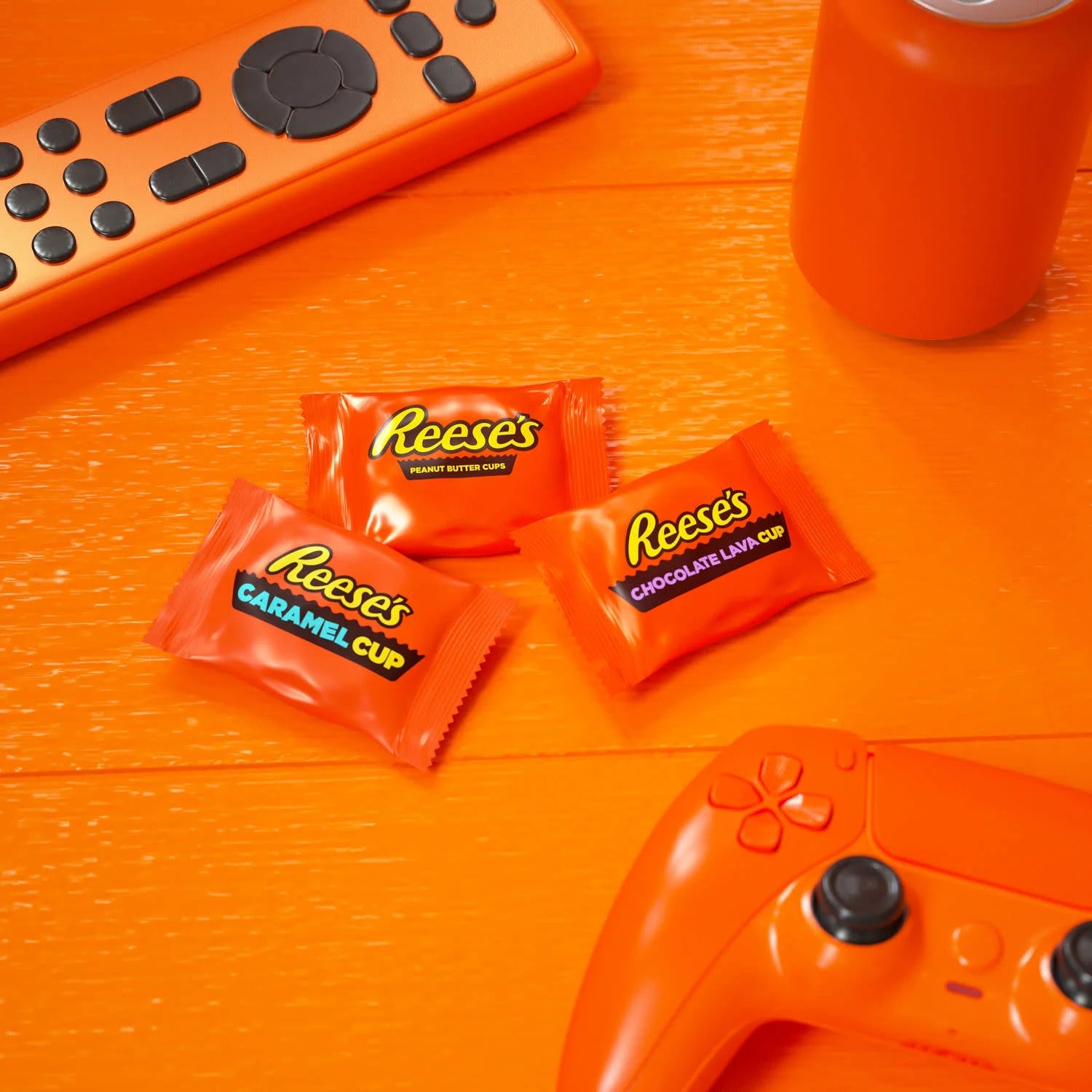 Assorted Flavored Snack Size Peanut Butter Cups Candy, Party Pack 28.05 Oz