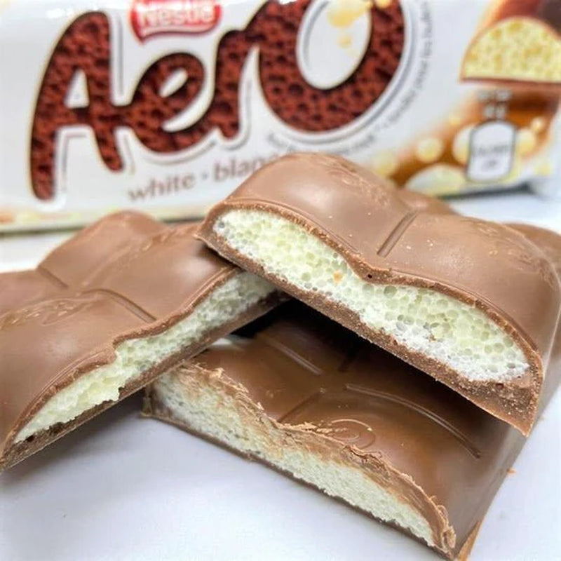 AERO White Chocolate Bars 24-Pack Box (42G) Canadian-Australian
