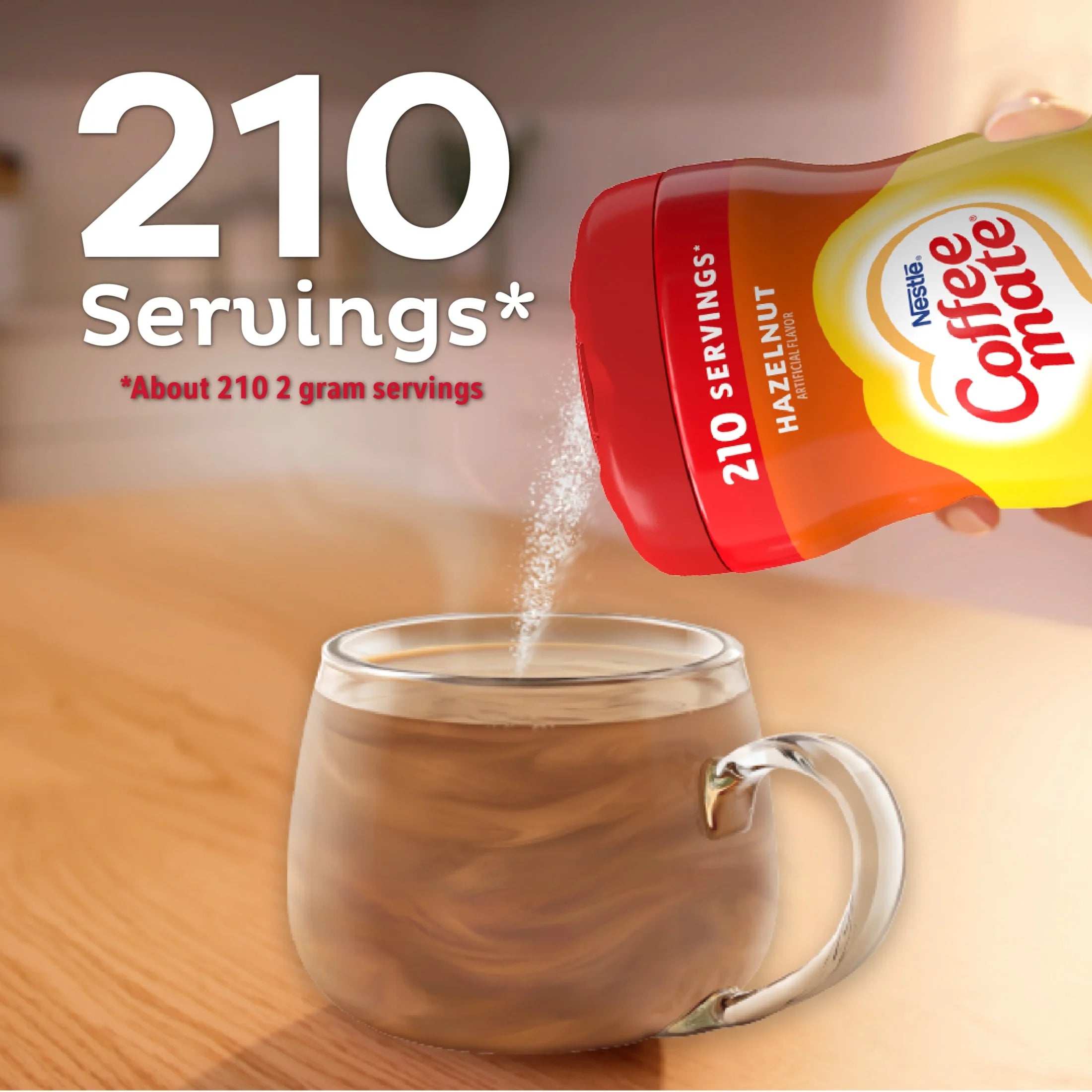 Hazelnut Powder Coffee Creamer, 15 Oz