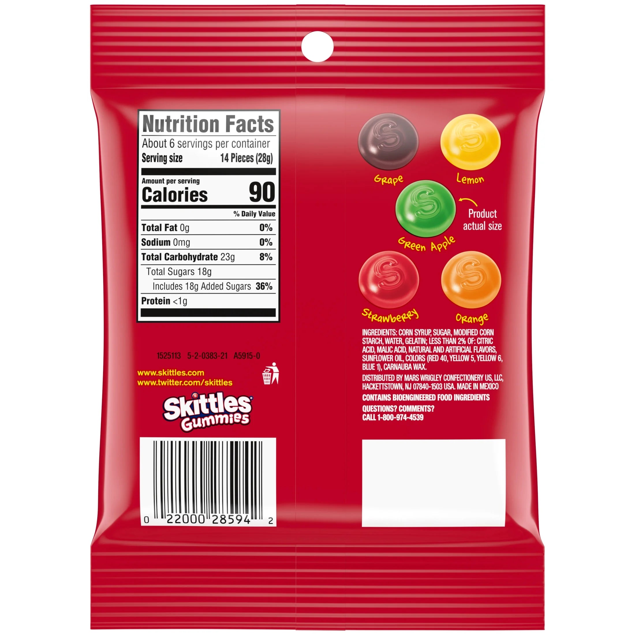 Gummies Original Gummy Candy - 5.8 Oz Bag