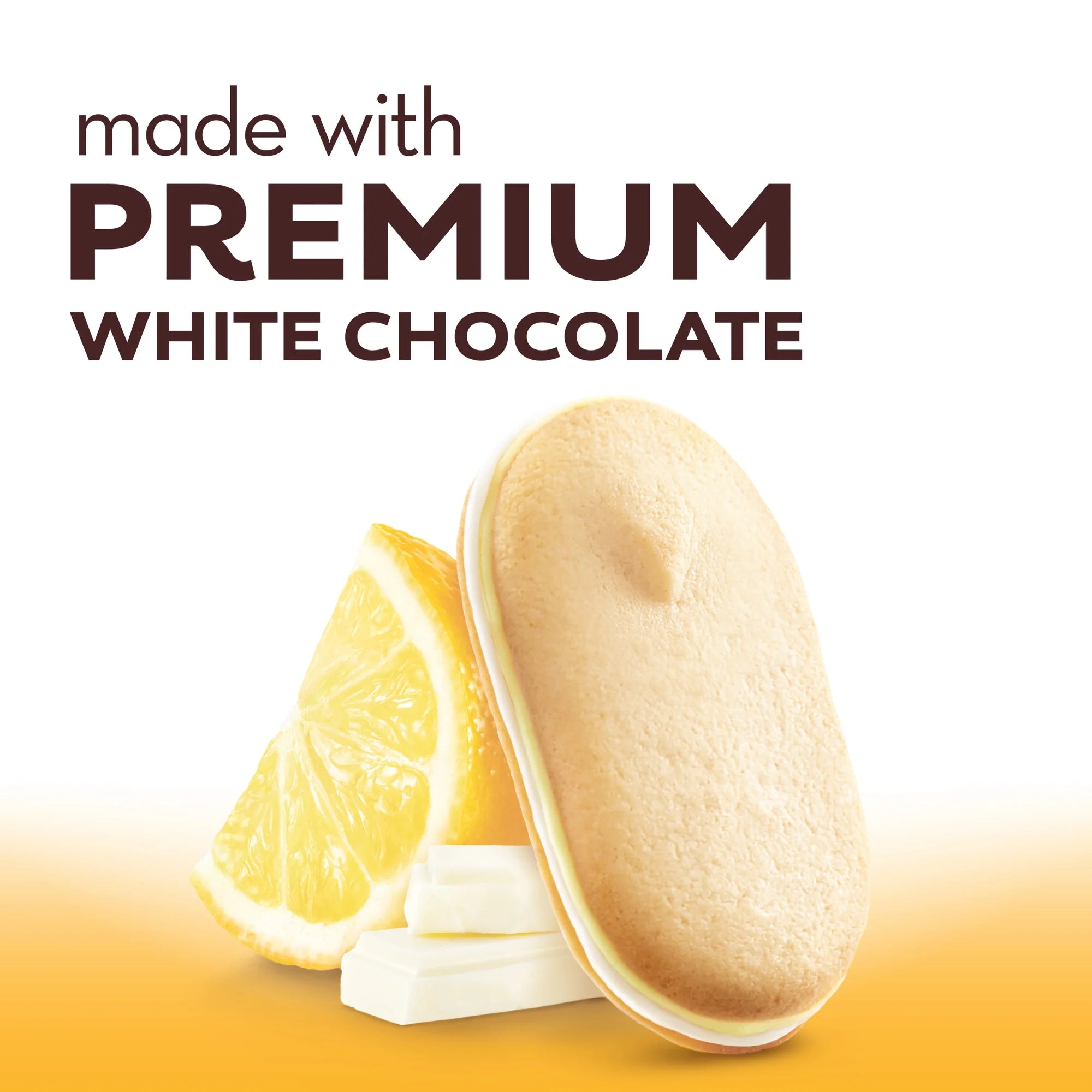 Milano White Chocolate Lemon Flavored Cookies, 7 Oz Bag
