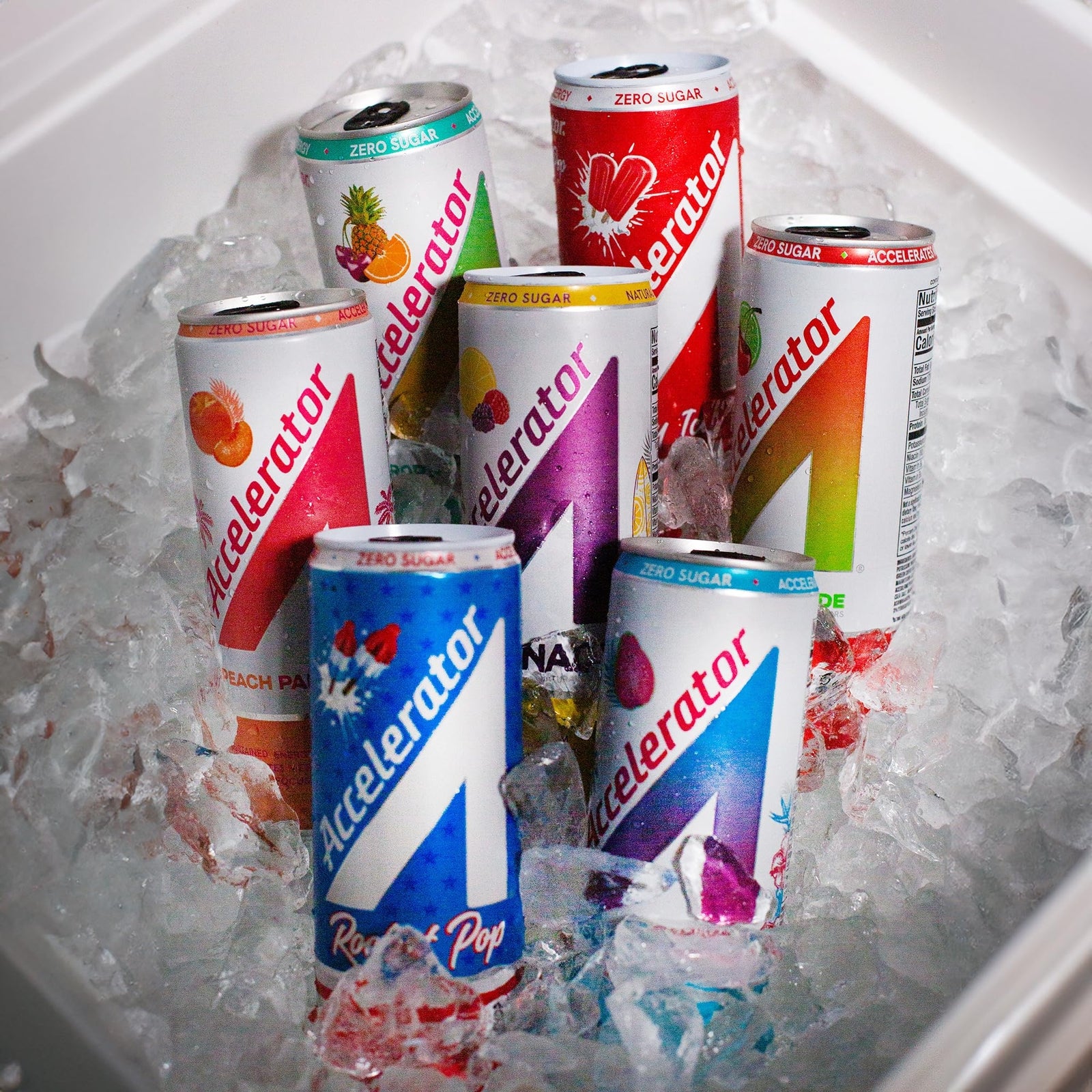 Accelerator Active Energy Drink Orange Mango Zero Sugar 12 Pack 12 Fl Oz