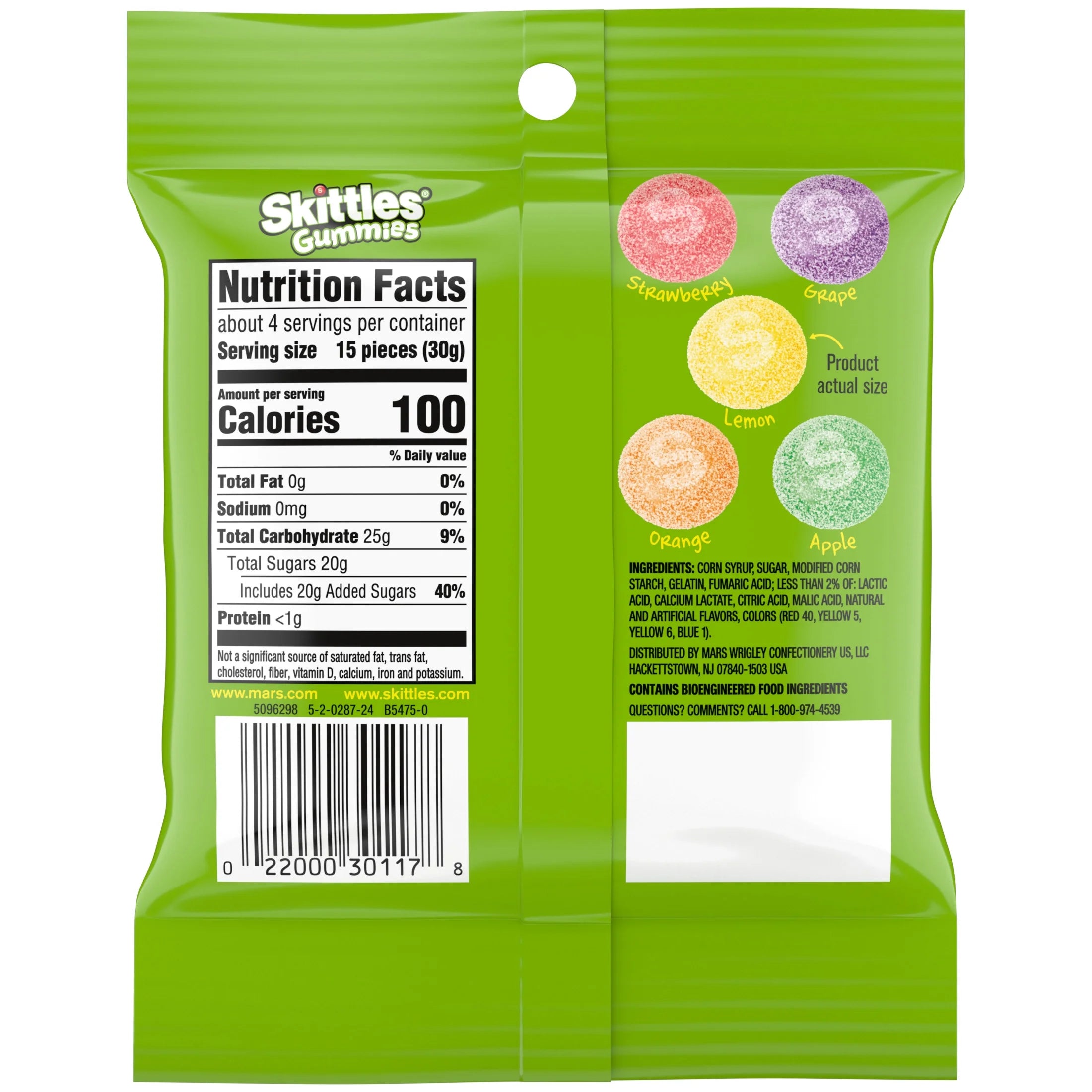Gummies Sour Gummy Candy - 4.2 Oz Bag