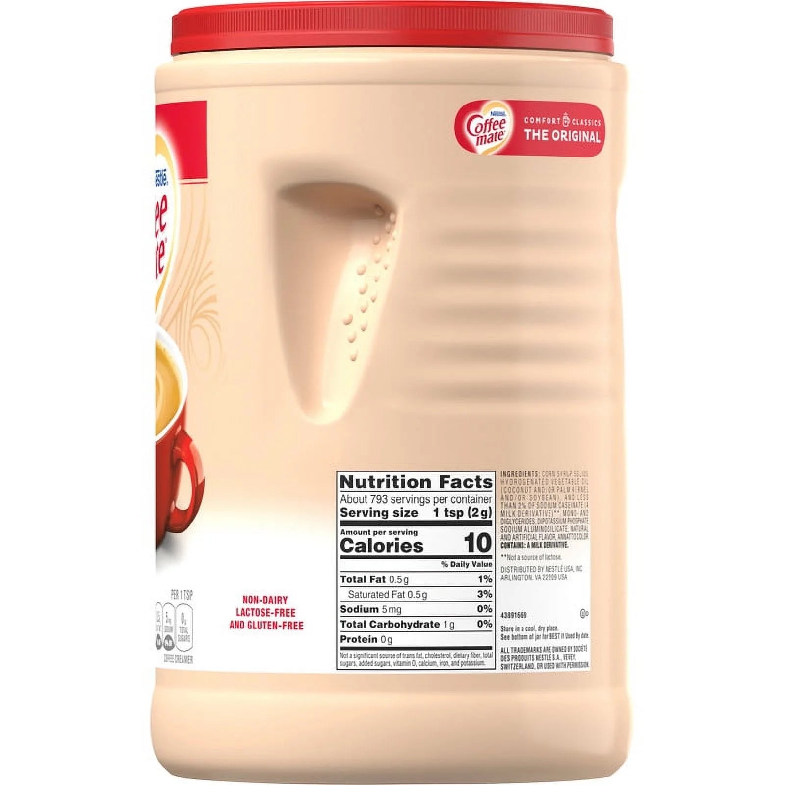 Nestle Coffee-Mate Coffee Non Dairy Creamer Powder 56 Oz - 2 Pack