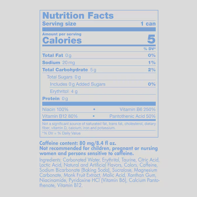 8.4 - Oz  Total Zero Energy Drink