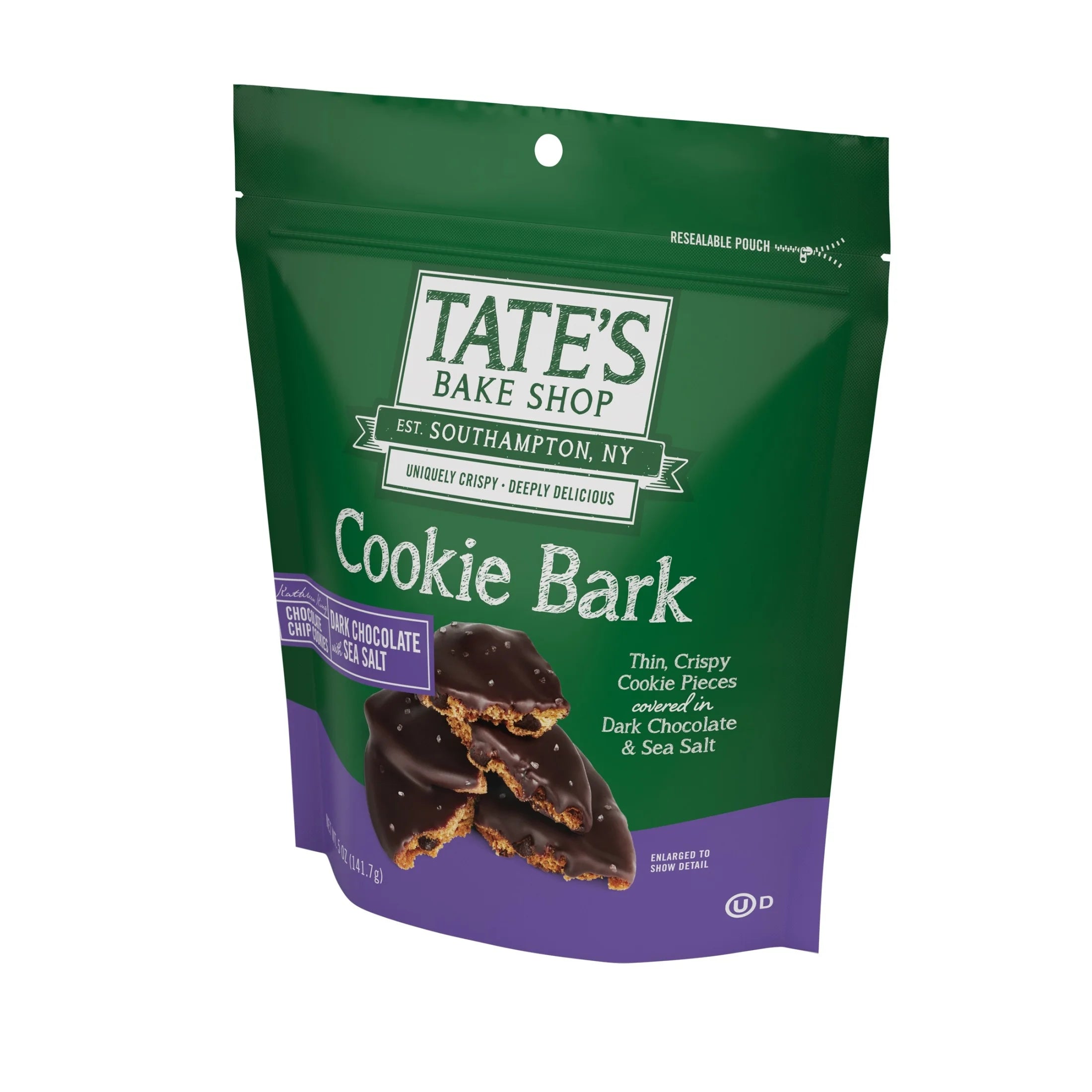 (3 Pack)  Cookie Bark, Chocolate Chip Cookies with Dark Chocolate and Sea Salt, 5 Oz