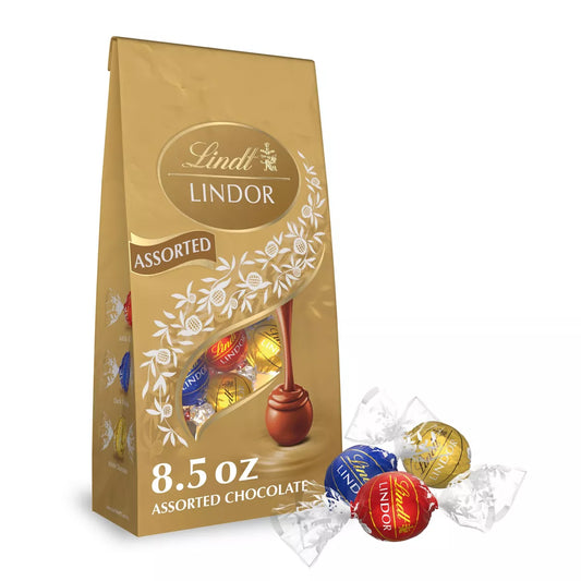 Lindt Lindor Assorted Chocolate  Truffles - 8.5Oz