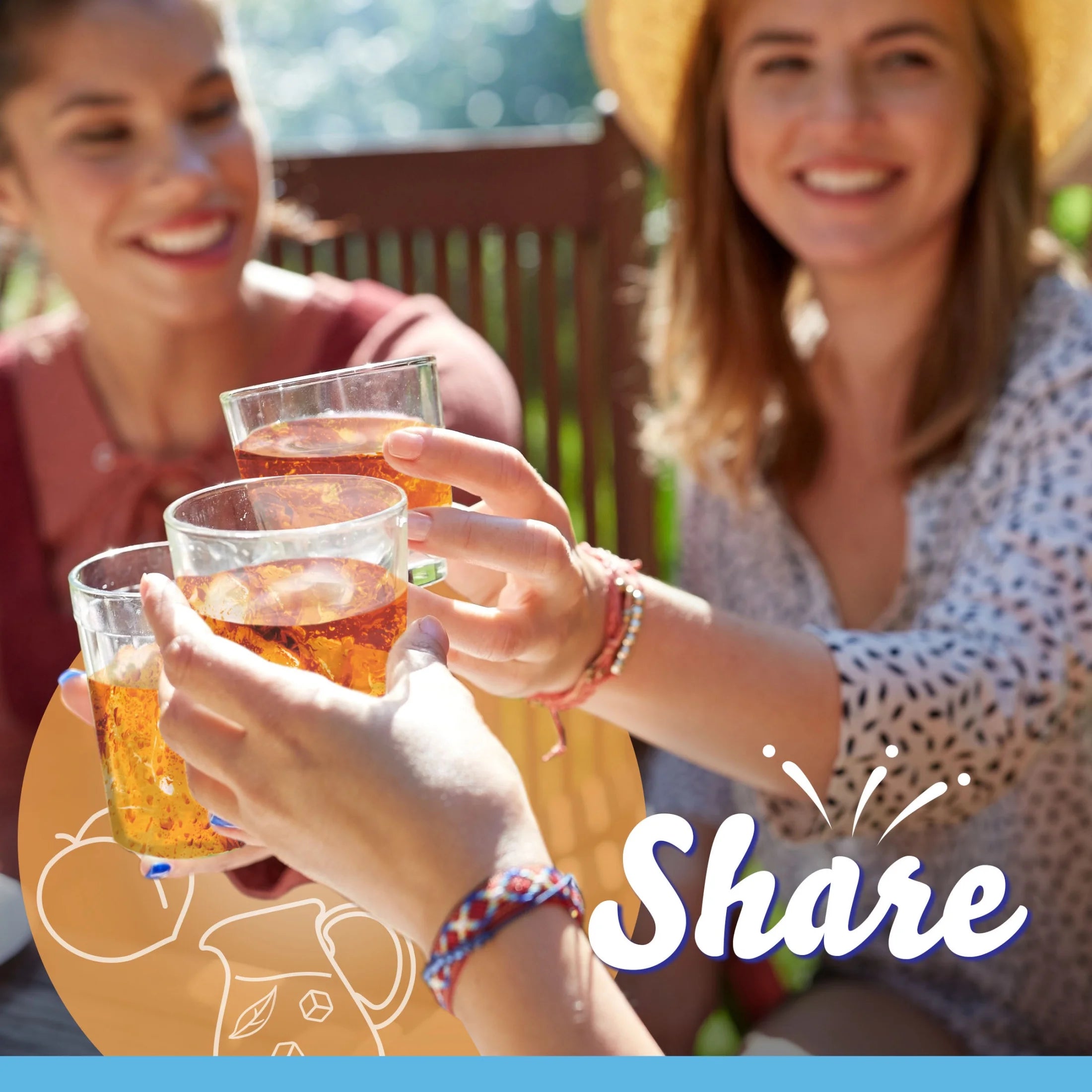 Drink Mix, 16 Pitcher Packets, for Flavorful Hydration and Shareable Refreshment, Artificially Flavored Peach Iced Tea, Made with Black Tea, 4.55 Oz