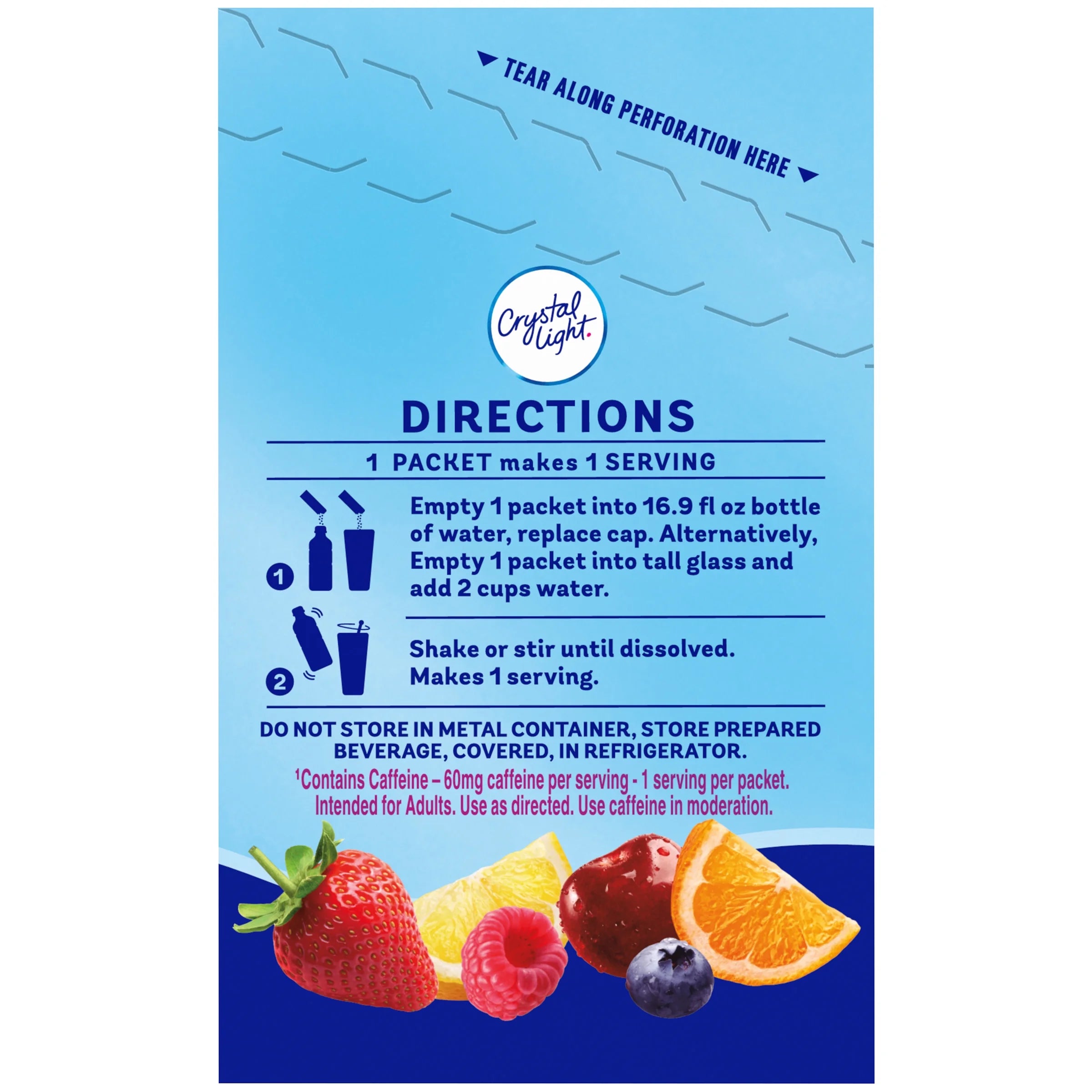 Lemonade, Fruit Punch, Raspberry Lemonade & Wild Strawberry Powdered Drink Mix Variety Pack, 60 Ct On-The-Go-Packets