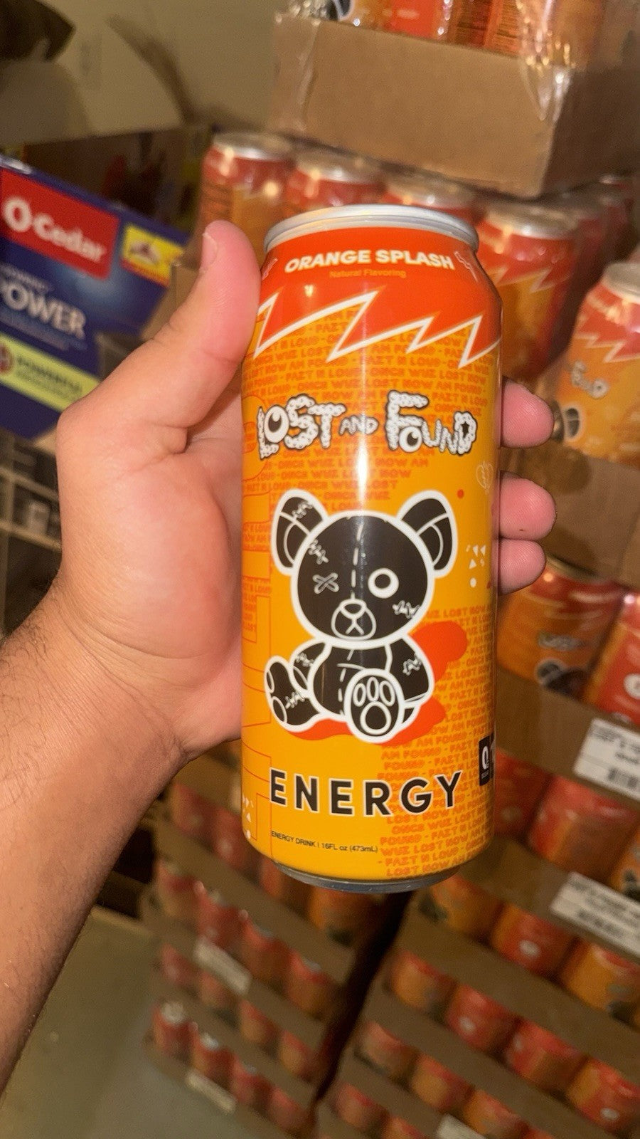 Lost and Found Energy Drink Orange Splash 16 Oz(12 Pk) - Collectible