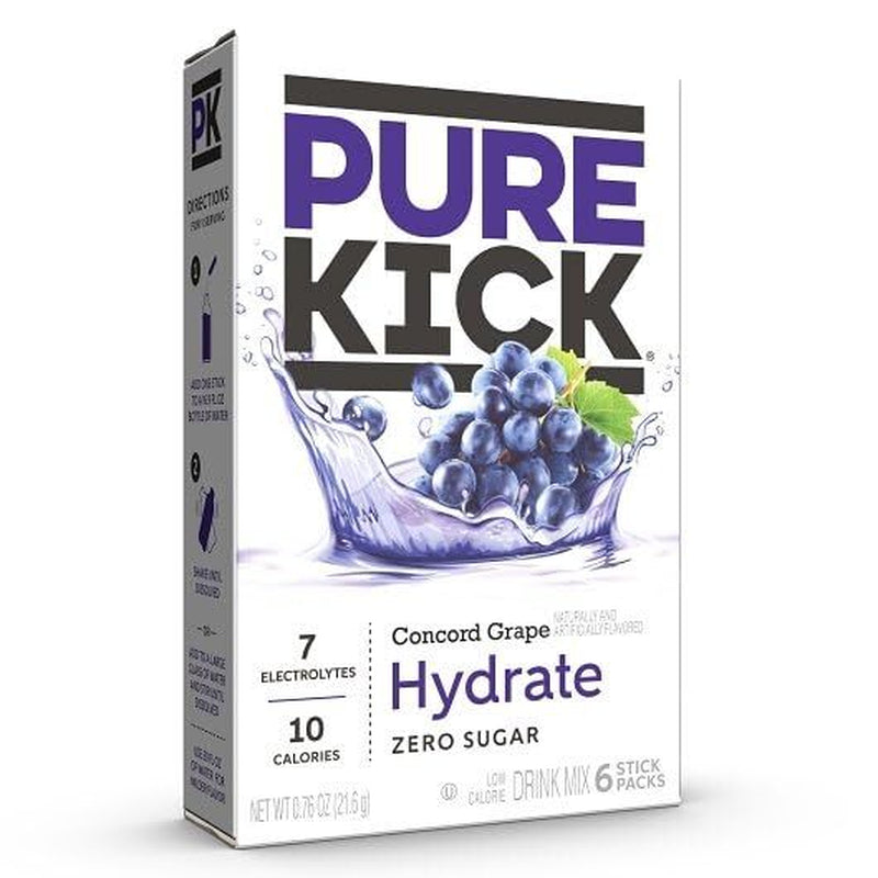 Pure Kick Singles to Go Ultimate Variety Pack 36 Sugar Free Drink Mixes
