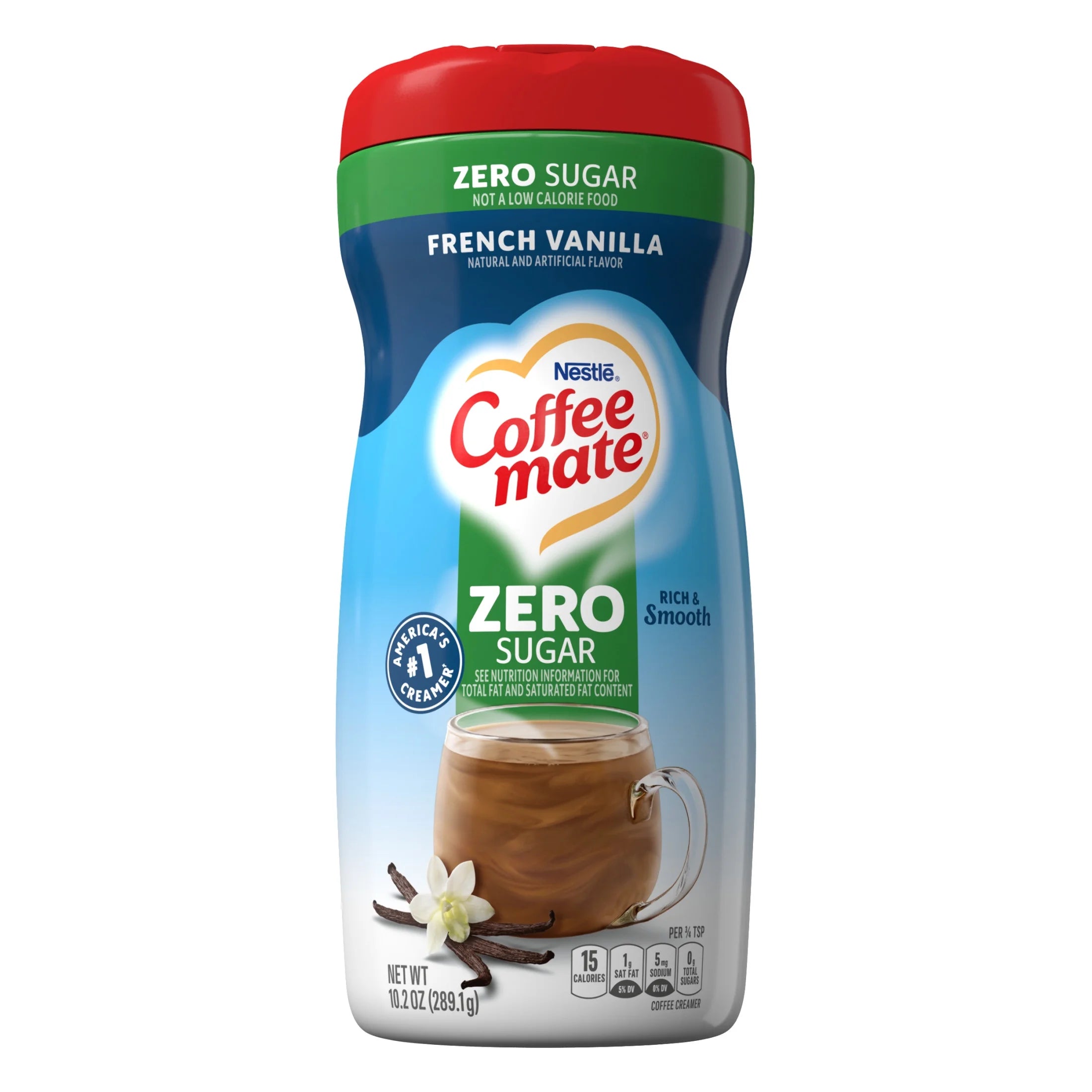 French Vanilla Sugar-Free Powder Coffee Creamer, 10.2 Oz