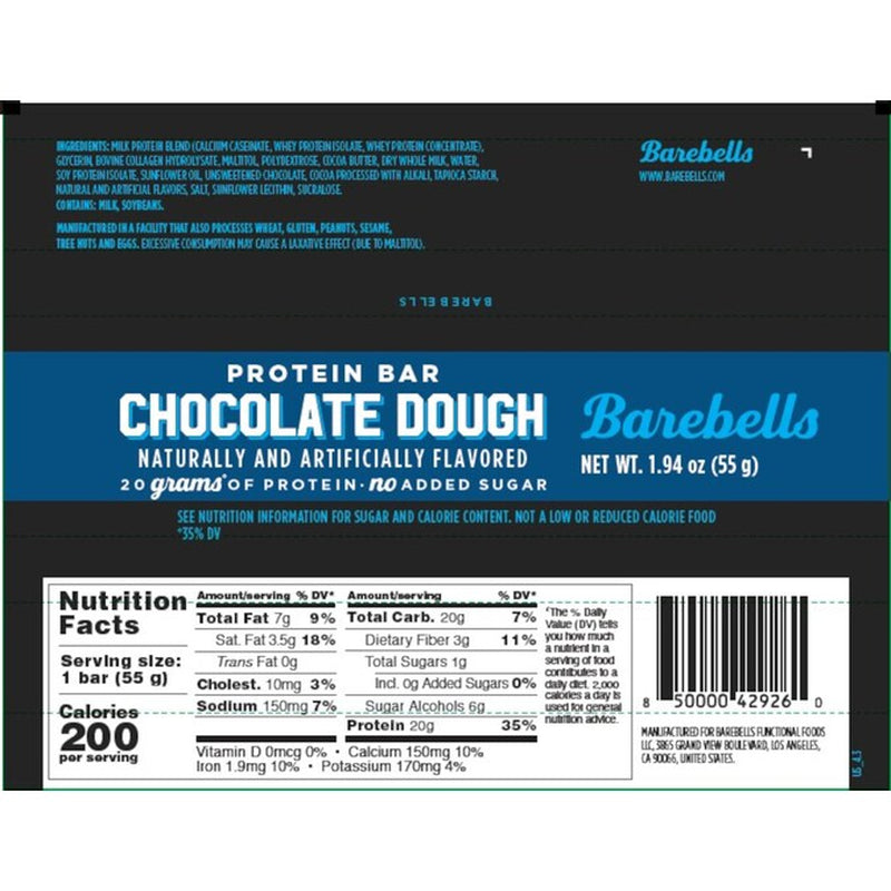 Chocolate Cookie Dough Granola Bars